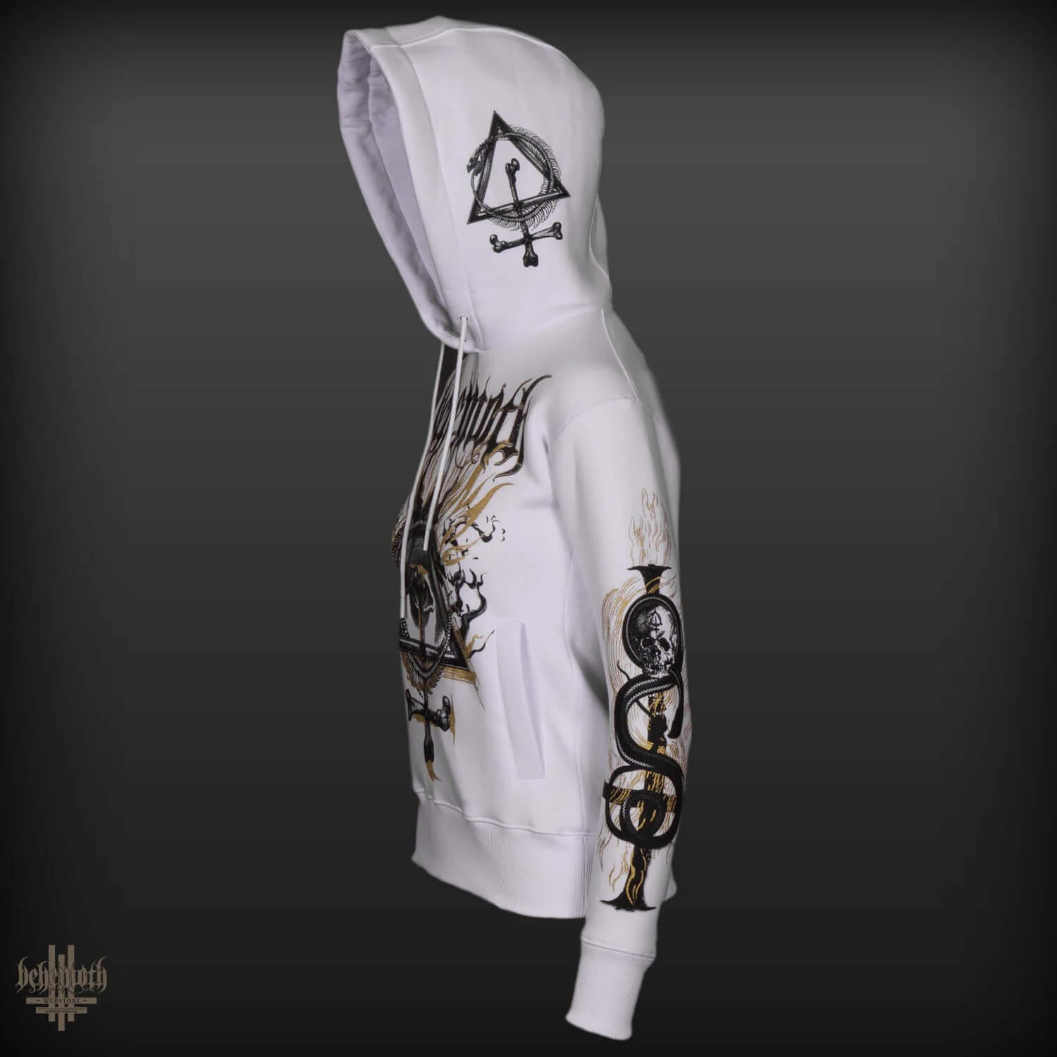 'Contra' Behemoth women's hooded sweatshirt - Image 4